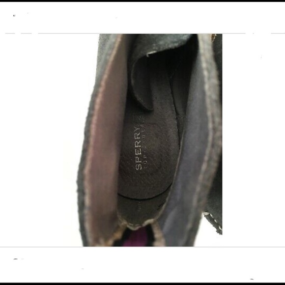 Sperry Suede Wedges Grey - Picture 7 of 8